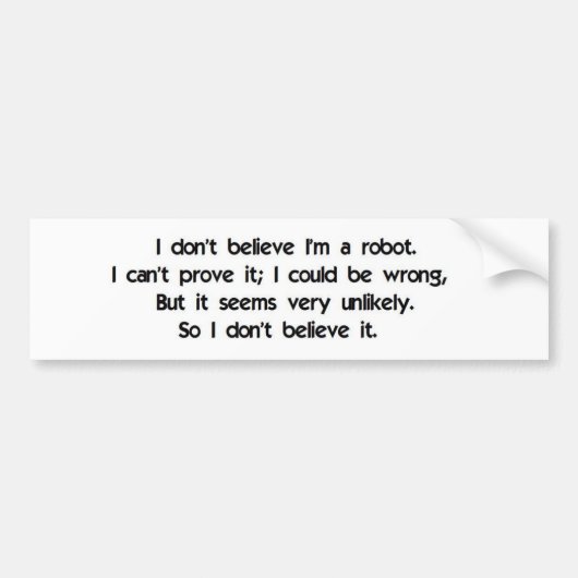 Autocollant De Voiture Logique de robot (Devant)