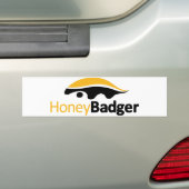 Autocollant De Voiture Logo de blaireau de miel (En voiture)