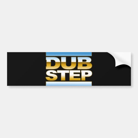 Autocollant De Voiture Logo de chrome de DUBSTEP (Devant)