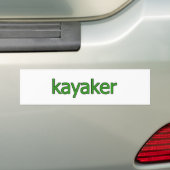 Autocollant De Voiture Logo de Kayaker (En voiture)