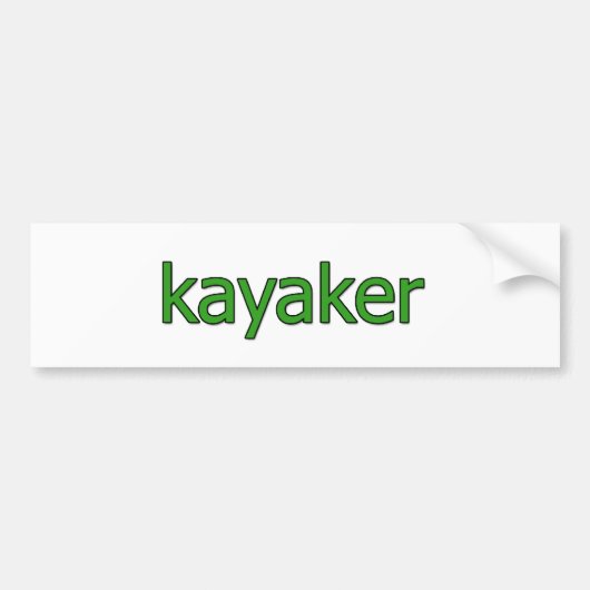 Autocollant De Voiture Logo de Kayaker (Devant)