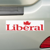 Autocollant De Voiture Logo de parti libéral (En voiture)