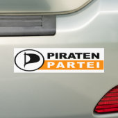 Autocollant De Voiture Logo de Piraten Partei (En voiture)