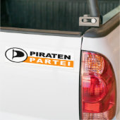 Autocollant De Voiture Logo de Piraten Partei (Sur camion)