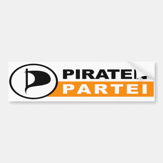 Autocollant De Voiture Logo de Piraten Partei (Devant)