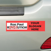 Autocollant De Voiture Logo de révolution de Ron Paul (En voiture)