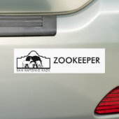 Autocollant De Voiture logo de SA, GARDIEN DU ZOO (En voiture)