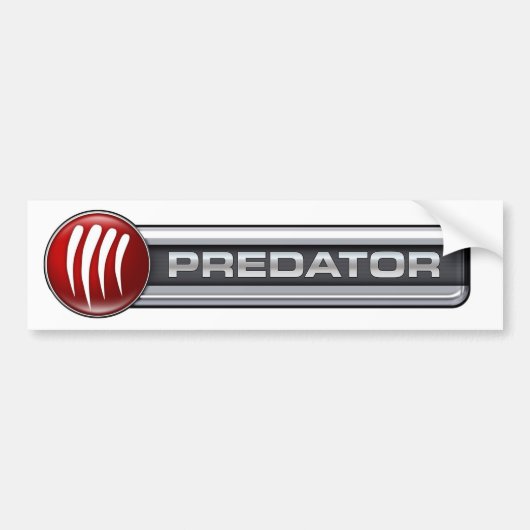 Autocollant De Voiture Logo de vitesse de Predator Inc. (Devant)