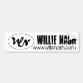 Autocollant De Voiture logo de wn, Willie Nash, www.willienash.com (Devant)