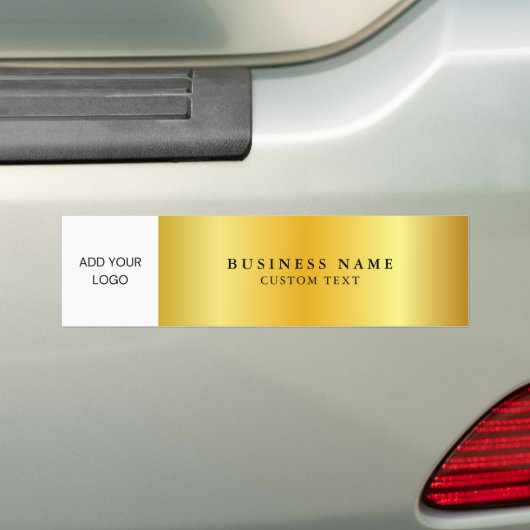 Autocollant De Voiture Logo d'entreprise Promotionnels Gold Gradient (En voiture)