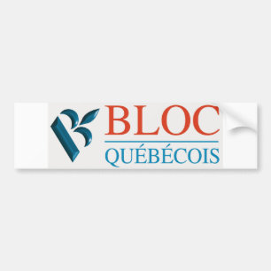 Autocollant De Voiture Logo du Bloc québécois
