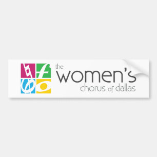 Autocollant De Voiture Logo du choeur féminin de Dallas