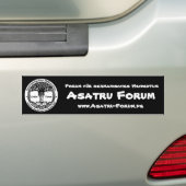 Autocollant De Voiture Logo du forum Asatru (En voiture)