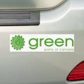 Autocollant De Voiture Logo du Parti Vert du Canada (En voiture)