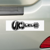 Autocollant De Voiture Logo d'ukulélé (En voiture)