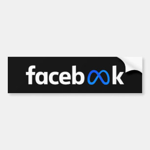 Autocollant De Voiture Logo Facebook Meta