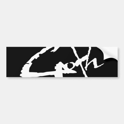 Autocollant De Voiture logo_goth (Devant)