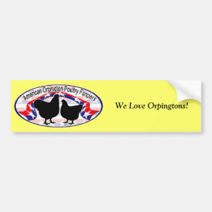 Autocollant De Voiture Logo Orpington Club