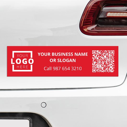 Autocollant De Voiture Logo professionnel personnalisé QR Code promotionn