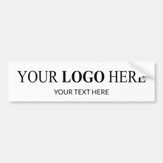 Autocollant De Voiture Logo Promotionnel Personnalisé – Aucune Commande M (Devant)