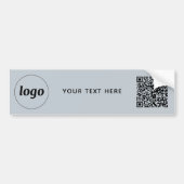 Autocollant De Voiture Logo simple et texte professionnel QR Code promoti (Devant)