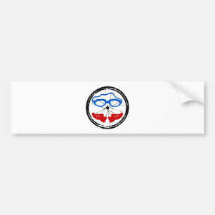 Autocollant De Voiture Logo Triathlon Freak