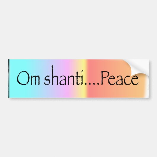 Autocollant De Voiture L'OM Shanti (Devant)