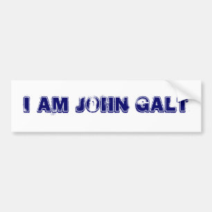 AUTOCOLLANT DE VOITURE L'OMS EST JOHN GALT