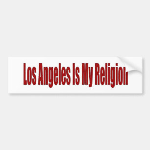 Autocollant De Voiture Los Angeles est ma religion