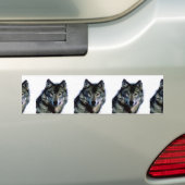 Autocollant De Voiture Loup (En voiture)