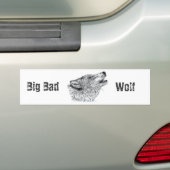 Autocollant De Voiture Loup (En voiture)
