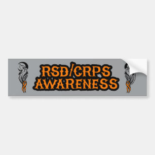 AUTOCOLLANT DE VOITURE LOUP/LUNE...RSD/CRPS
