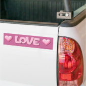 Autocollant De Voiture Love Bumper Sticker (Sur camion)
