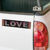 Autocollant De Voiture Love Bumpersticker (Sur camion)