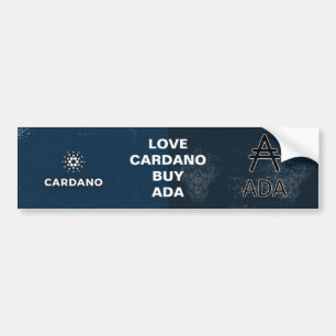 Autocollant De Voiture Love Cardano, Acheter ADA