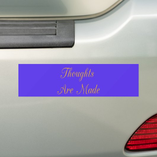 Autocollant De Voiture Love Create Your Own Good Thoughts (En voiture)