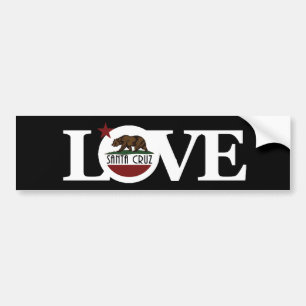 Autocollant De Voiture LOVE Père Noël Cruz