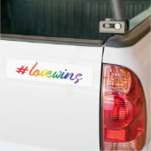Autocollant De Voiture #LoveWins (Sur camion)