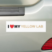 Autocollant De Voiture LR amour jaune (En voiture)
