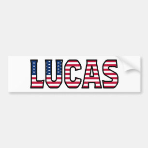 Autocollant De Voiture Lucas Nom Vorname USA Aufkleber Sticker Auto