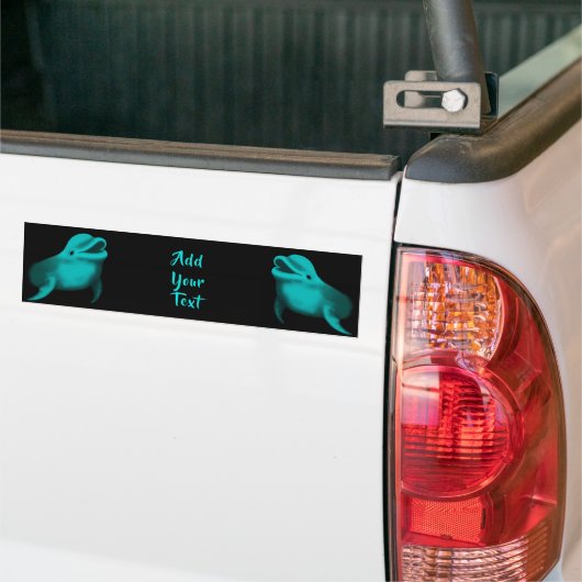 Autocollant De Voiture Lucky Dolphin (Sur camion)