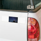 Autocollant De Voiture lune rouge (Sur camion)