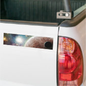 Autocollant De Voiture Lune rouge (Sur camion)