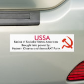 Autocollant De Voiture L'URSS - l'Obama (En voiture)