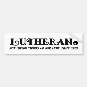 Autocollant De Voiture Luthériens