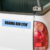 Autocollant De Voiture Lyin de poubelle d'Obama (Sur camion)