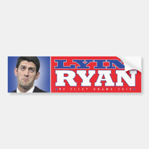 Autocollant De Voiture Lyin Paul Ryan Bumpersticker