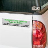 Autocollant De Voiture LYME tic et CHRONIQUE DISEASETicks je ! ! ! , (Sur camion)