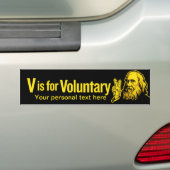 Autocollant De Voiture Lysander Spooner (En voiture)
