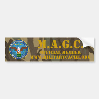 AUTOCOLLANT DE VOITURE M.A.G.C. MEMBRE OFFICIEL